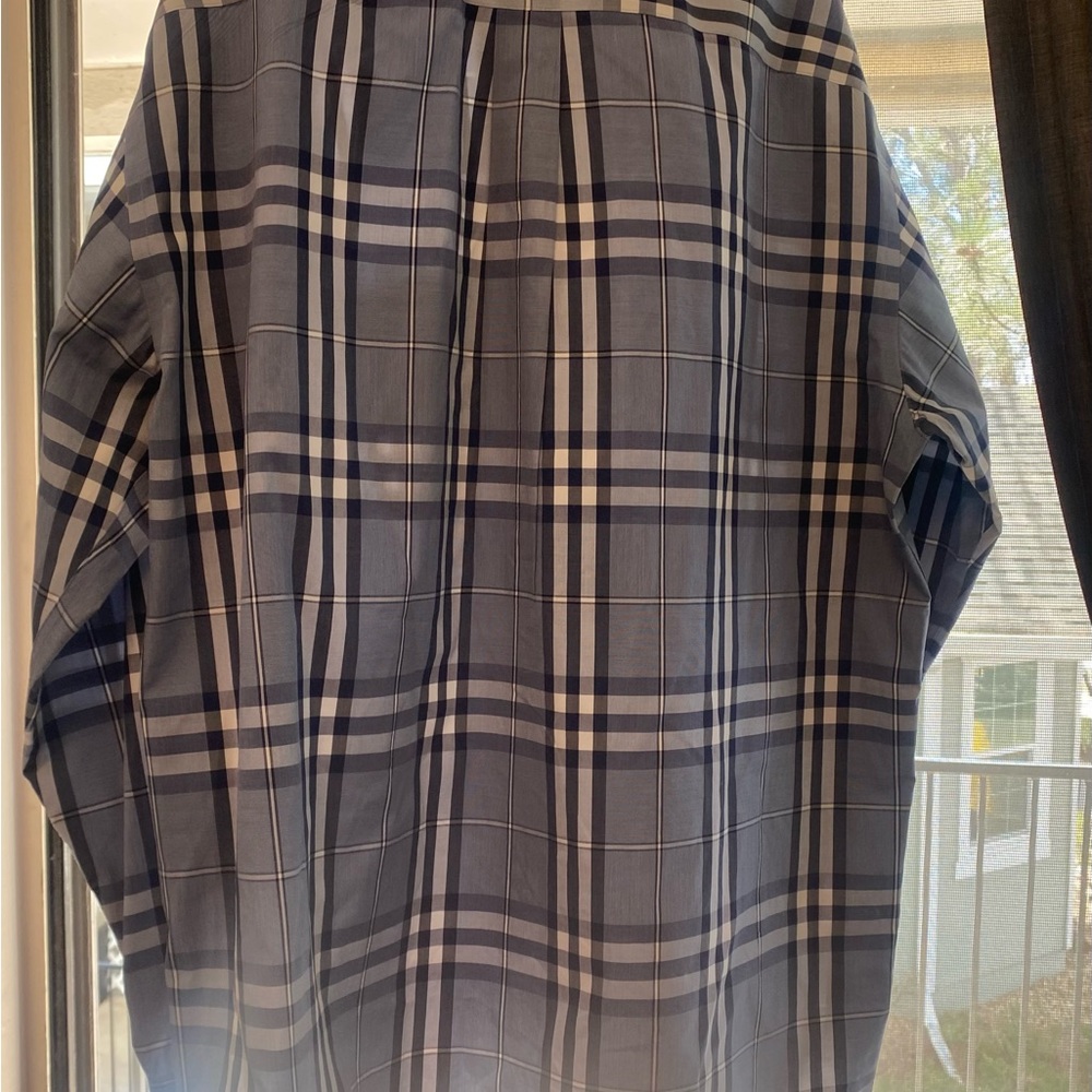 Daniel Cremieux Men's Blue Plaid Shirt - Picture 5 of 8
